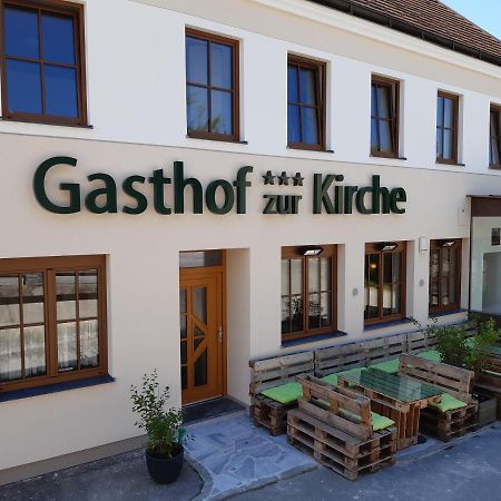 Hotel Gasthof Zur Kirche Kottes Esterno foto